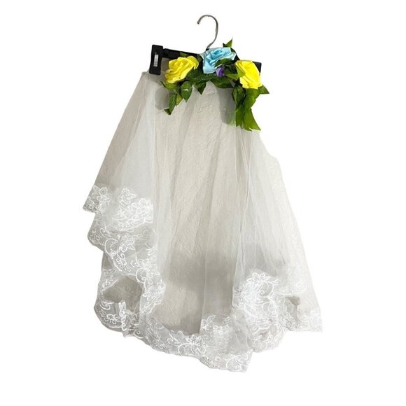 Vintage Floral Women's Lace Wedding Veil Head Peice - OS - Picture 1 of 8